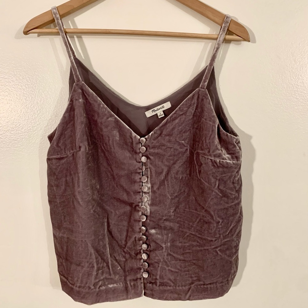 Madewell Crushed Velvet Camisole